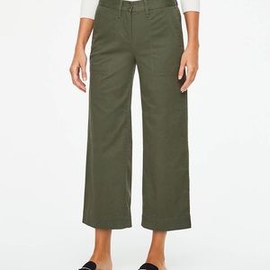 Loft Cropped Wide Leg Pants
